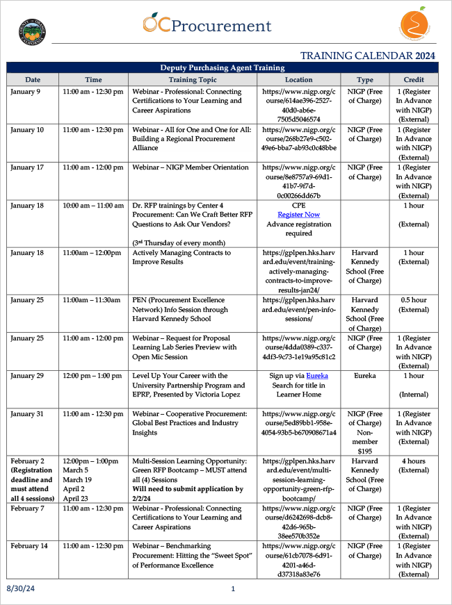 DPA Training Program