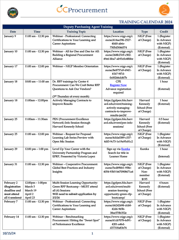 DPA Training Program