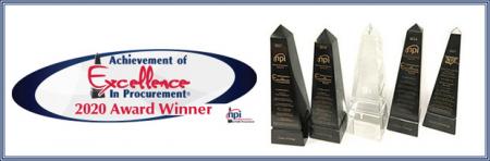 Achievement of Excellence in Procurement 2020 Award Winner