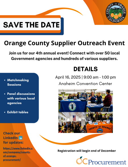 2025 Supplier Outreach Flyer